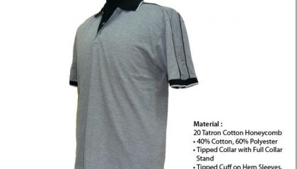 Honeycomb Piped Polo